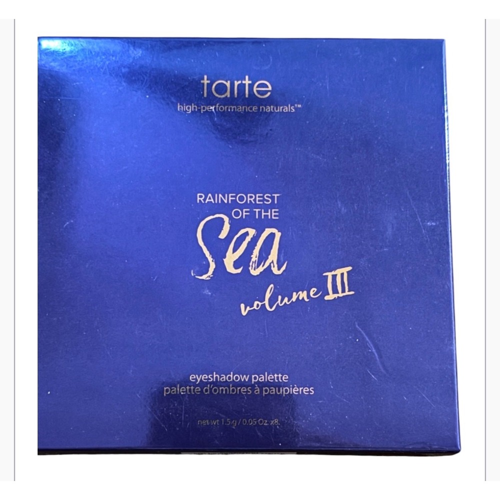 Tarte Rainforest of the Sea Volume III Eyeshadow Palette 8 Shades New in Box